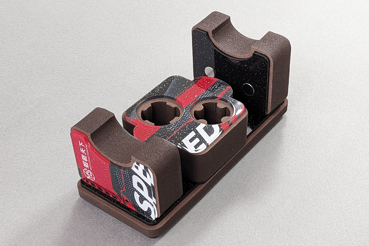 置竿架組裝後左側照